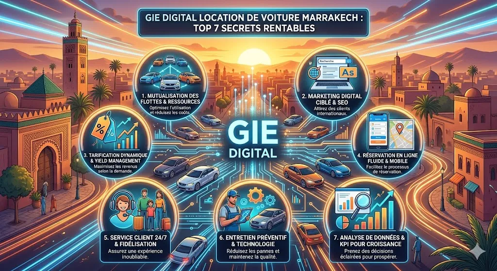 GIE Digital Location Voiture Marrakech : Top 7 Secrets